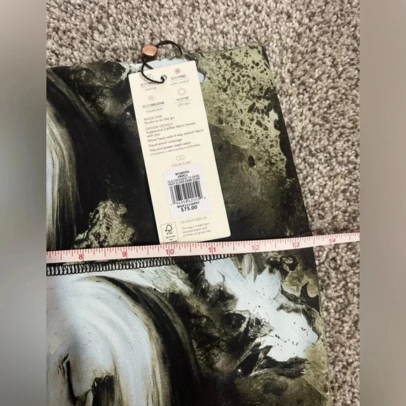 Calia by Carrie Underwood NWT Light Blue and Olive 7/8 Leggings - Picture 5 of 7